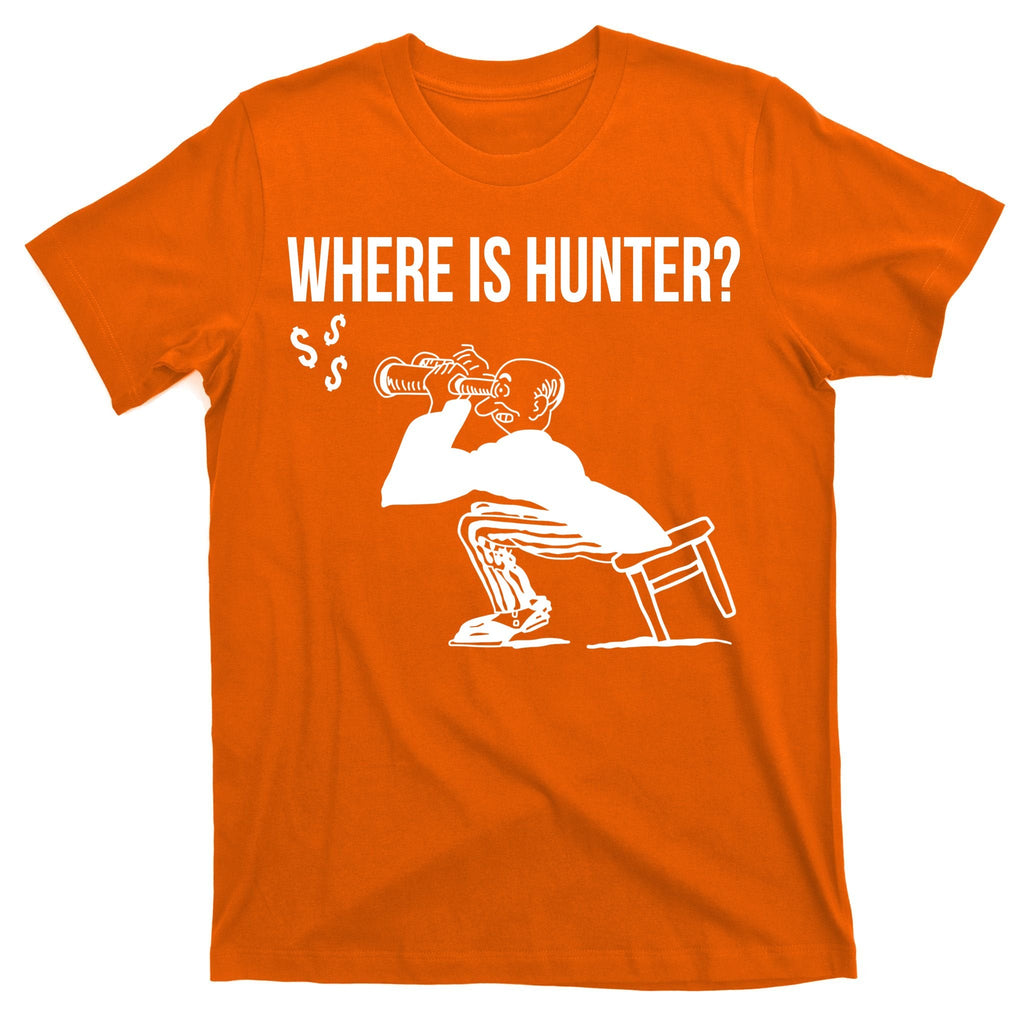 Where Is Hunter Political Humor Pro Trump T-Shirt product image 5