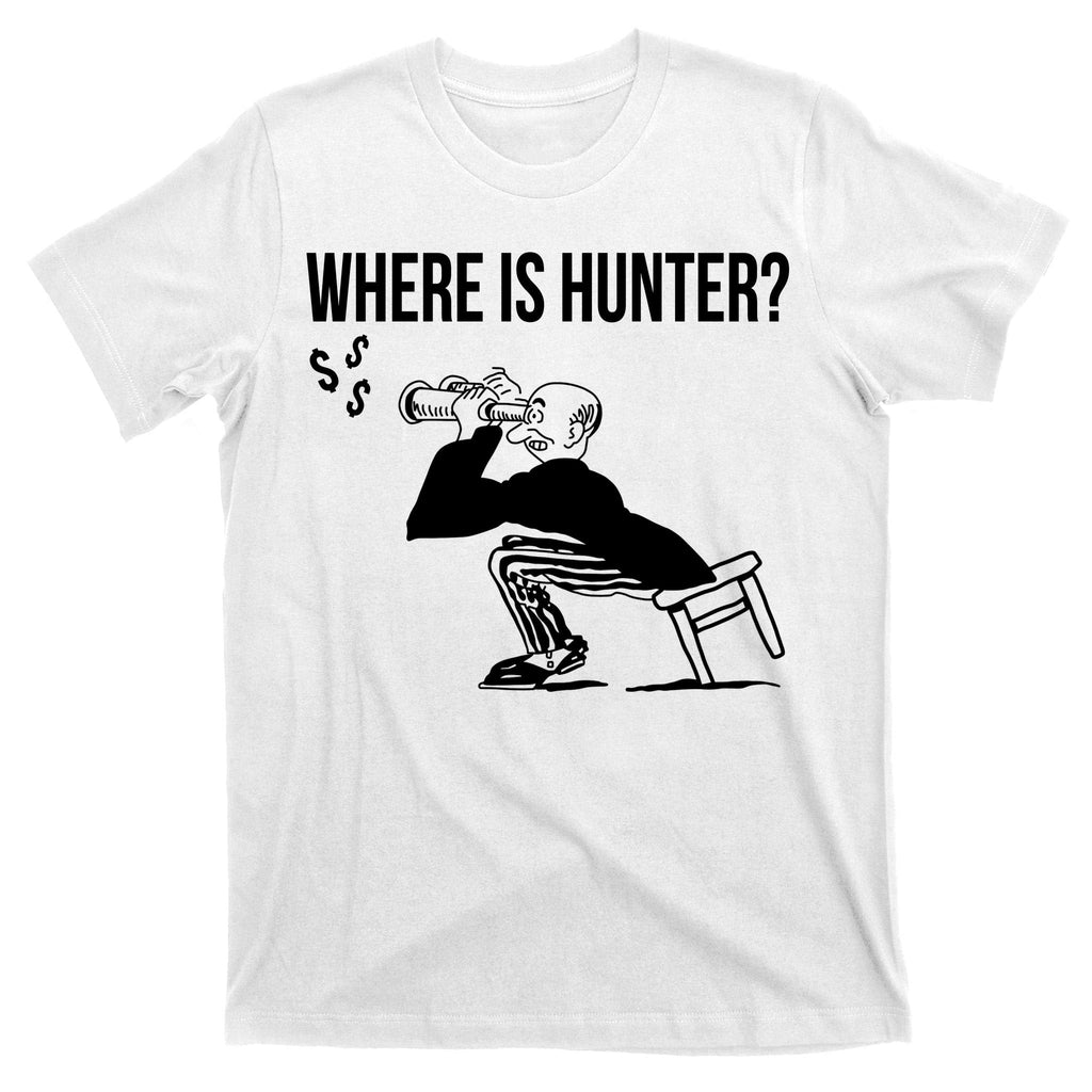Where Is Hunter Political Humor Pro Trump T-Shirt product image 11