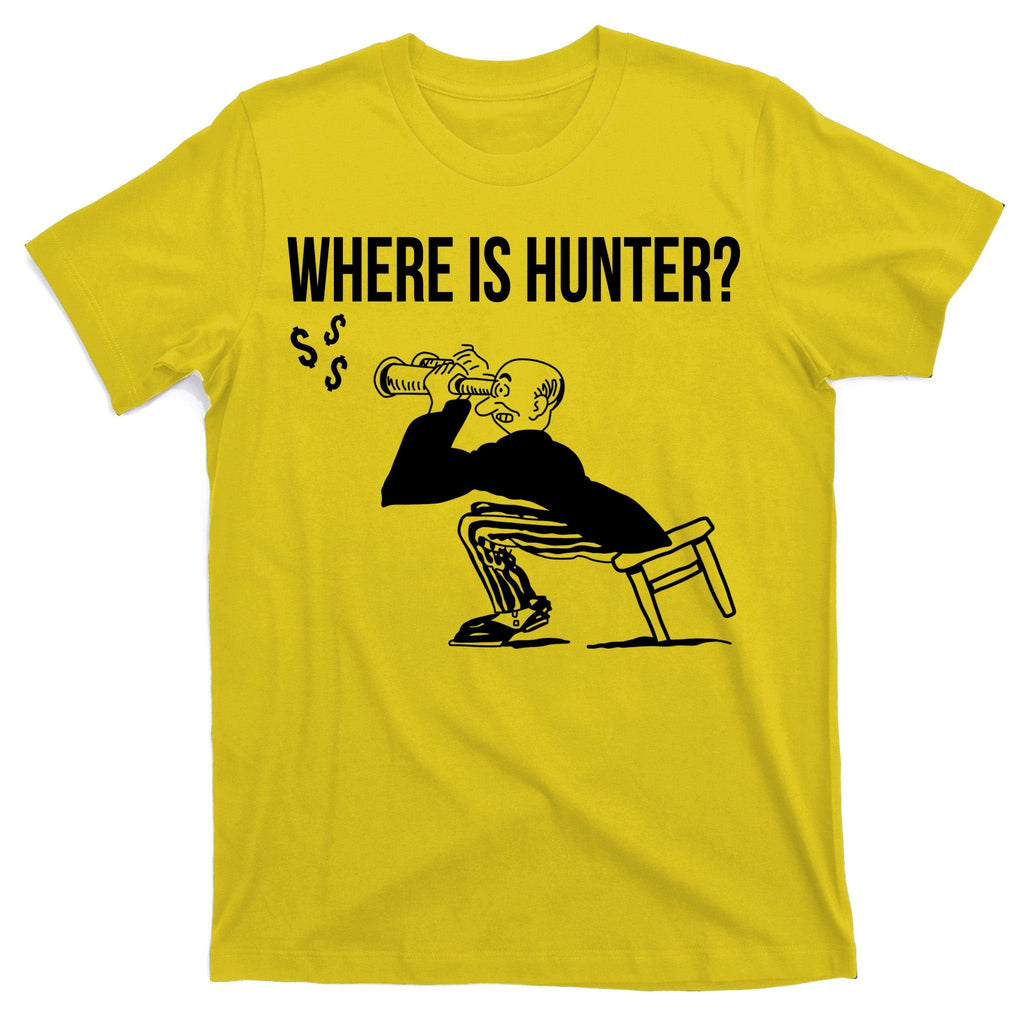 Where Is Hunter Political Humor Pro Trump T-Shirt product image 3