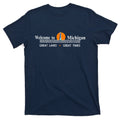 Welcome To Michigan Logo Great Lakes Times T-Shirt product image 1