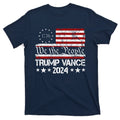 We The People Trump Vance 2024 Usa Vintage Flag T-Shirt product image 1