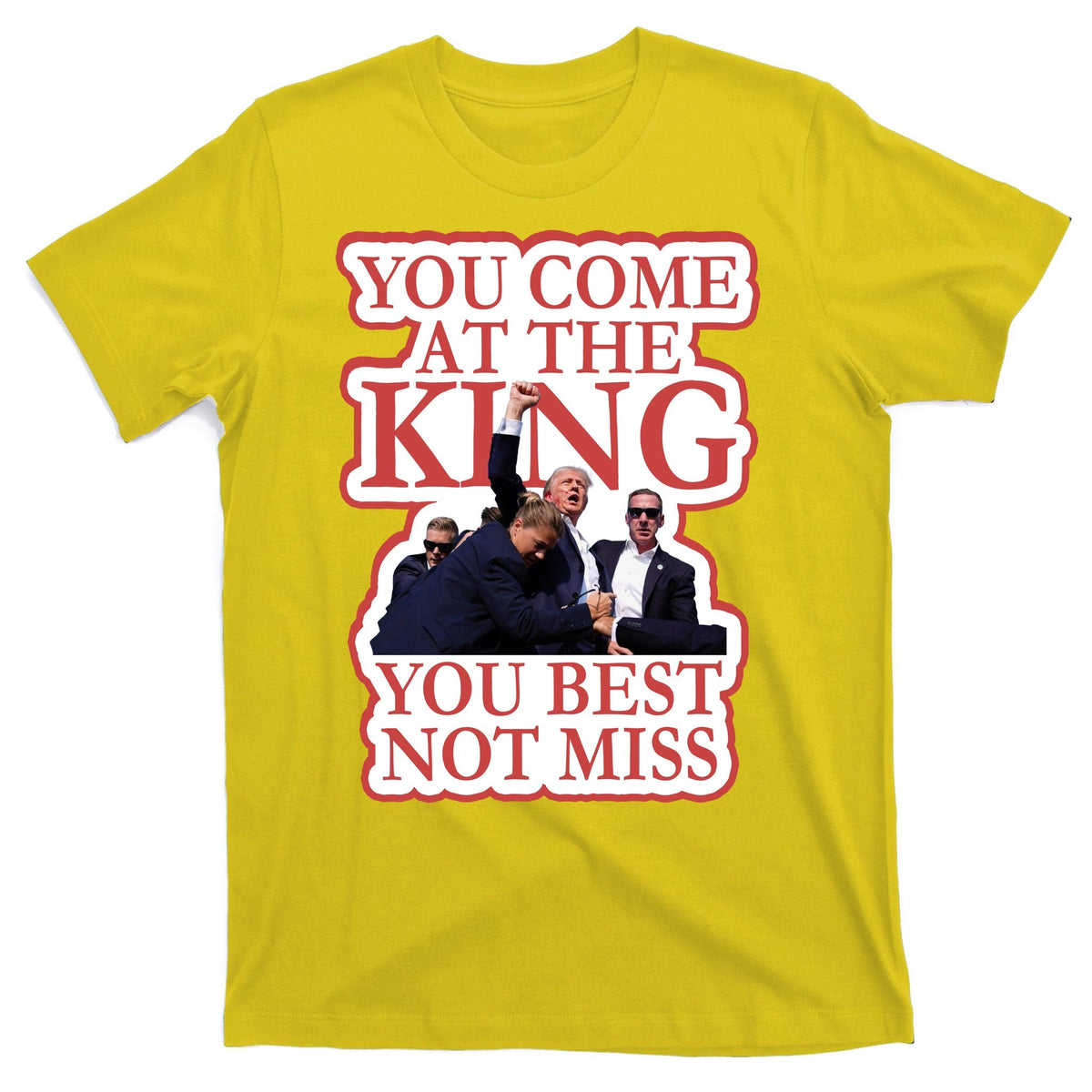You Come At The King Best Not Miss Donald Trump T-Shirt product image 3