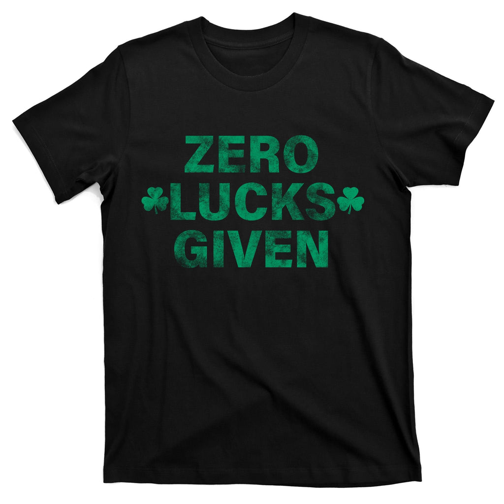 Zero Lucks Given Vintage St Patricks Day T-Shirt product image 7