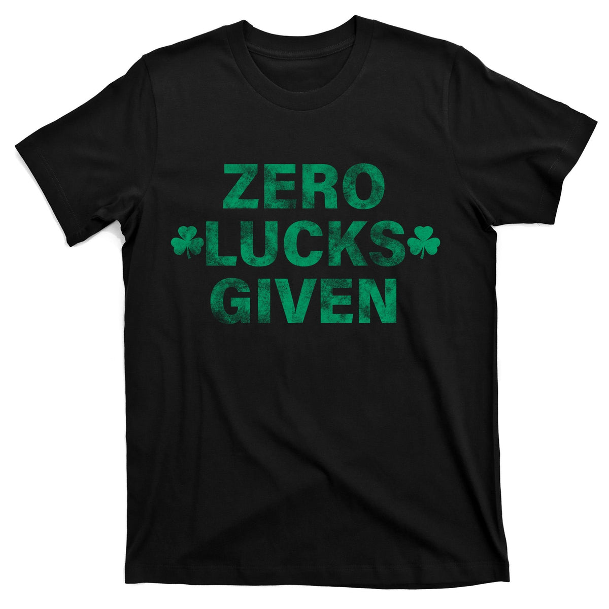 Zero Lucks Given Vintage St Patricks Day T-Shirt product image 7