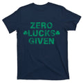 Zero Lucks Given Vintage St Patricks Day T-Shirt product image 1