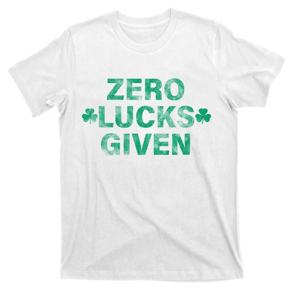 Zero Lucks Given Vintage St Patricks Day T-Shirt product image 11